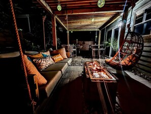 Firepit at night