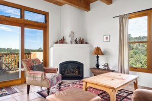Main living room with sweeping high-desert views.