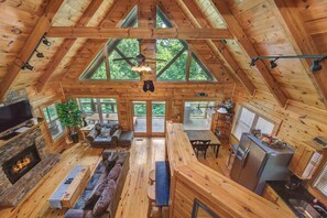 Indoor aerial view