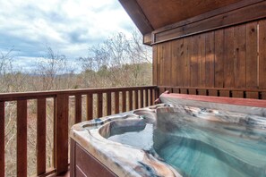 Private hot tub!