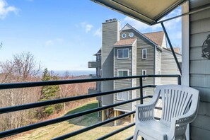 Step out onto the balcony & lounge in the fresh air