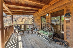 Front porch with outdoor seating