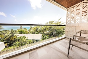 Blick vom Balkon