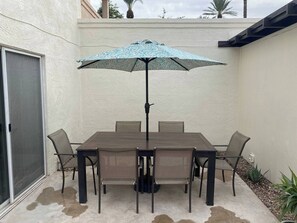 Private courtyard, with direct access to the living room