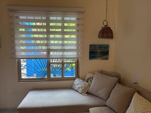 living room facing front entrance
