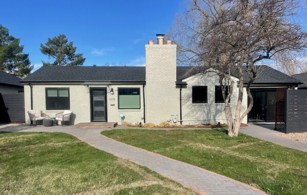 Welcome to our mid century ranch in a great neighborhood, close to Cherry Creek!