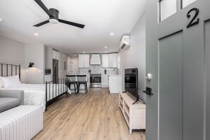Spacious studio.