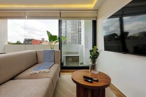 Living room with tv