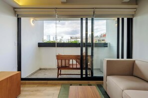 Access to the balcony