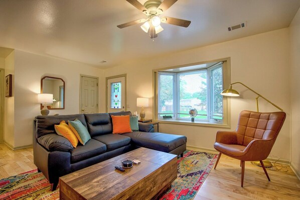Experience true comfort and relaxation in our cozy living room, designed to make you feel right at home.
