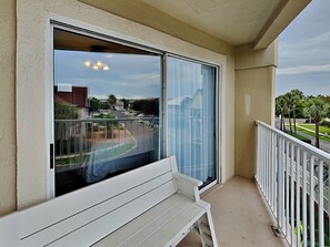 Large Balcony with Gulf  View