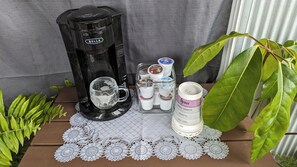 Kaffe och/eller kaffebryggare