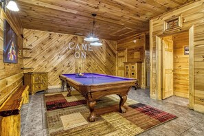 Game Room! Pool Table, Foosball, Two Arcade Machines
