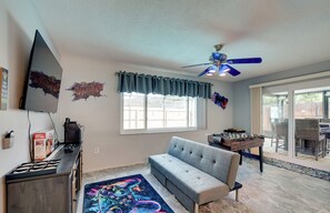Game Room | Twin Futon | Smart TV | PlayStation 4 | Foosball | Board Games