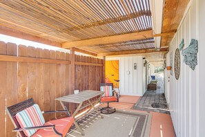 Studio Exterior | Private Patio