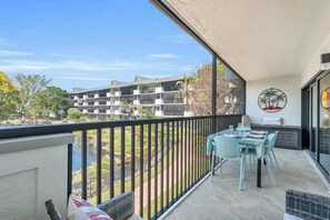 There is a spectacular view from our second floor screened lanai! 