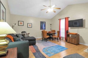 Curl up in the living room & stream all your favorite entertainment