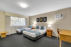 Bedroom number two with two single beds