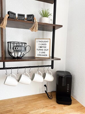 Kaffe och/eller kaffebryggare