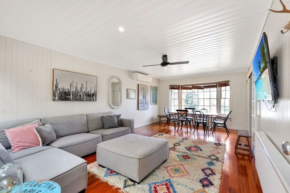 Spacious, light, open plan living