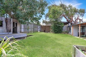 Room for the entire family including up to 2 dogs, outside only with a large fully fenced yard.