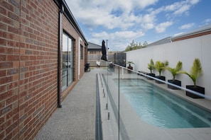 Pool heated up to 30 degrees