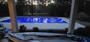 Lake view from the pool