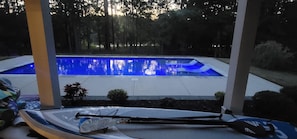 Lake view from the pool