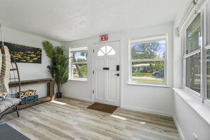 Sun room for morning coffee