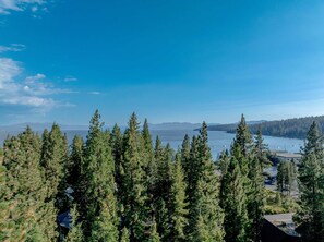 Exterior: Views of Lake Tahoe, the home is ideally located less than half a mile from the beautiful Patton Beach
