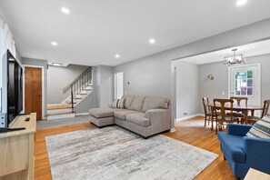 Spacious living room and open floor plan!