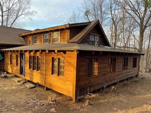 Wrap-around covered porch