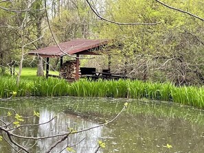 Pond and Picnic Shelter