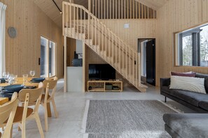 Living room & stairwell