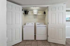 Never underestimate the convenience of a washer & dryer in your unit.