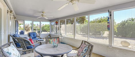 Sun City West Vacation Rental | 2BR | 2BA | 1,738 Sq Ft | 1 Step Required