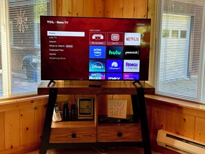 Living Room TV with ROKU Streaming