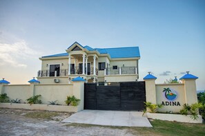 Welcome to Your Island Escape: A modern villa designed for luxury and comfort.