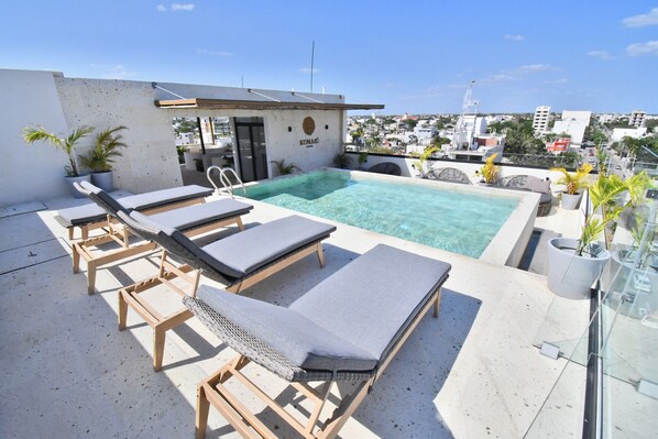 Rooftop pool
