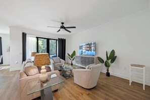 Sliding hurricane doors from living area to Lanai