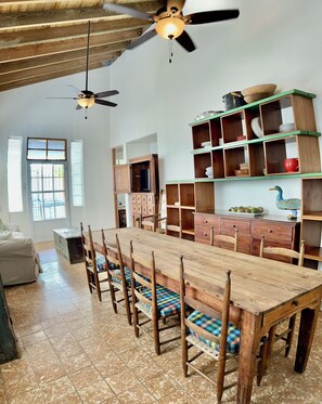 High Ceilings in Living Room