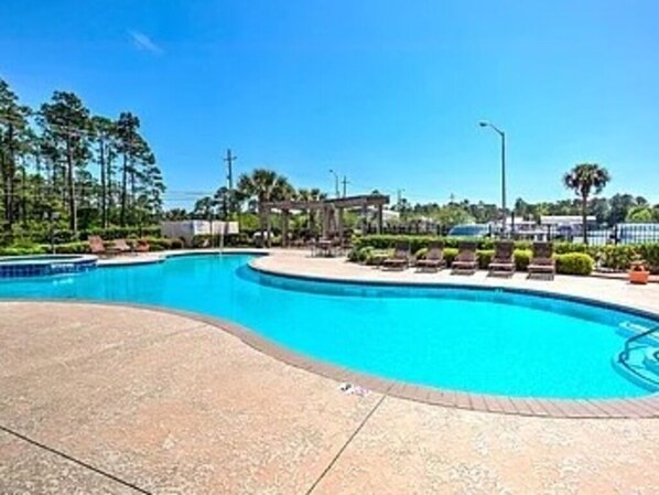 Harbor Landing - gated condo community with pool, hot tub, and water views