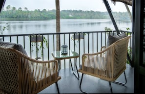 Lake facing balcony
