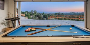 The Game Room with Arcade, Large Smart TV, Ping Pong, Air Hockey- anyone? 