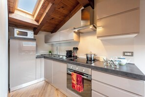 Kitchen and dining area