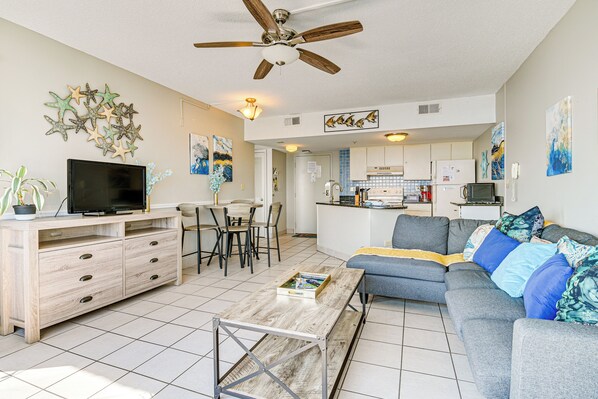 Myrtle Beach Vacation Rental | 1BR | 1BA | 500 Sq Ft | Step-Free Access