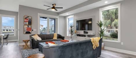 "Enjoy tranquil views right from your living space."