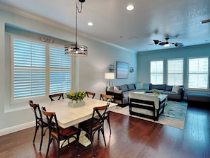 Dining and Living Area - First Floor