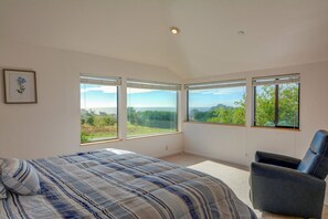 Bedroom 1: King bed