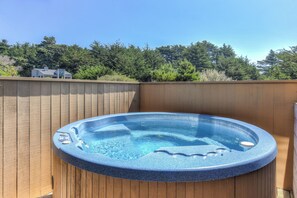 Private hot tub for you and your guests to enjoy